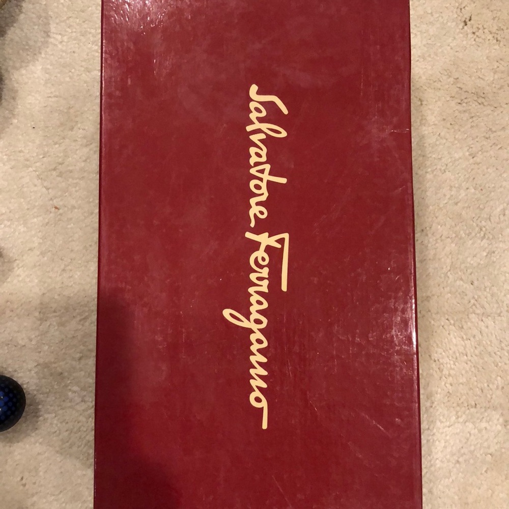 Salvatore Ferragamo red high heels - 5 1/2B